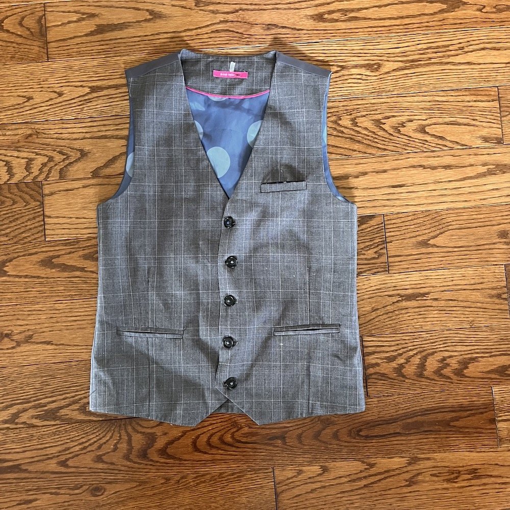 3/$30 - Grey vest size 10